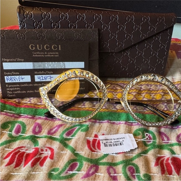 Gucci Lips Crystal Glasses NWT - Picture 12 of 12